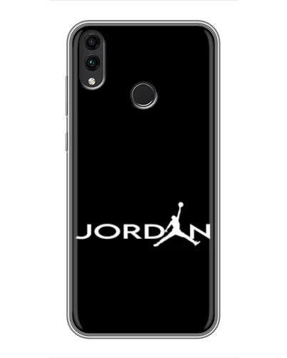Чохол для Huawei Honor 8X Max з картинкою «Jordan White Logo»