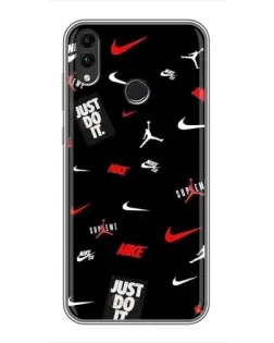 Чохол для Huawei Honor 8X Max з картинкою «Nike Mix Pattern»