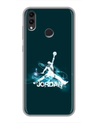 Чохол для Huawei Honor 8X Max з картинкою «Jordan Blue Fire»