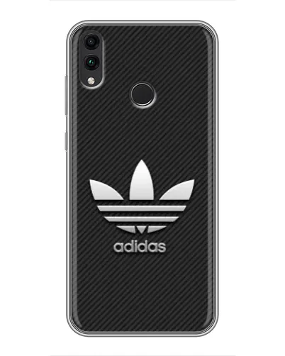 Чохол для Huawei Honor 8X Max з картинкою «Adidas Карбонова текстура»