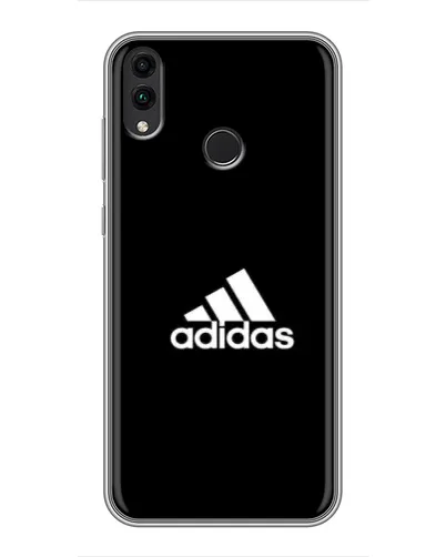 Чохол для Huawei Honor 8X Max з картинкою «Чорна класика Adidas»
