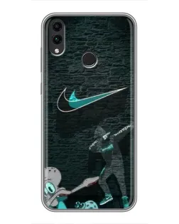 Чохол для Huawei Honor 8X Max з картинкою «Спортивний арт Nike» Чохол для Huawei Honor 8X Max з картинкою «Спортивний арт Nike»