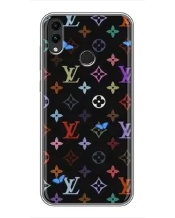 Чохол для Huawei Honor 8X Max з картинкою «Кольорова монограма LV»