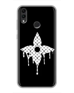 Чохол для Huawei Honor 8X Max з картинкою «Квіткова монограма»