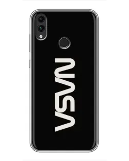 Чохол для Huawei Honor 8X Max з картинкою «NASA — вертикальний логотип»