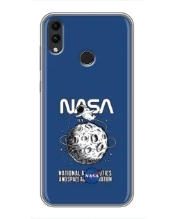 Чохол для Huawei Honor 8X Max з картинкою «NASA — місячна місія»
