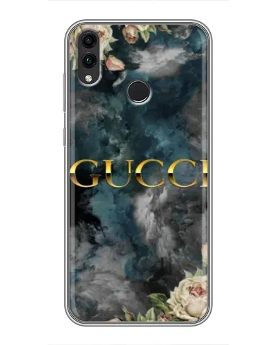 Чехол для Huawei Honor 8X Max с картинкой «Абстрактные цветы Gucci» Чехол для Huawei Honor 8X Max с картинкой «Абстрактные цветы Gucci»