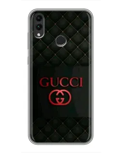 Чехол для Huawei Honor 8X Max с картинкой «Gucci — стеганый черный»