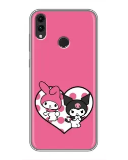 Чехол для Huawei Honor 8X Max с картинкой «Kuromi и My Melody»