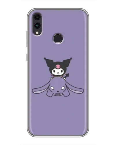 Чехол для Huawei Honor 8X Max с картинкой «Kuromi на лиловом фоне» Чехол для Huawei Honor 8X Max с картинкой «Kuromi на лиловом фоне»