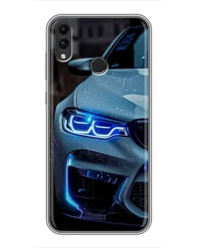 Чехол для Huawei Honor 8X Max с картинкой «Взгляд BMW с синими фарами» Чехол для Huawei Honor 8X Max с картинкой «Взгляд BMW с синими фарами»