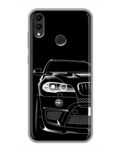 Чехол для Huawei Honor 8X Max с картинкой «Темный силуэт BMW» Чехол для Huawei Honor 8X Max с картинкой «Темный силуэт BMW»
