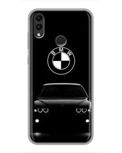 Чехол для Huawei Honor 8X Max с картинкой «BMW — взгляд из темноты»