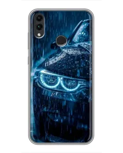 Чохол для Huawei Honor 8X Max з картинкою «BMW під дощем»