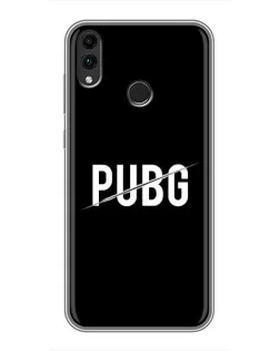Чохол для Huawei Honor 8X Max з картинкою «PUBG — білий логотип»