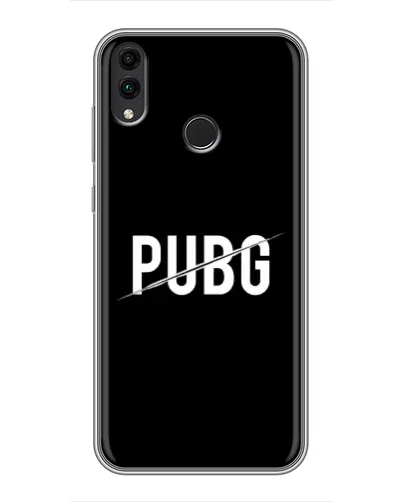 Чохол для Huawei Honor 8X Max з картинкою «PUBG — білий логотип»