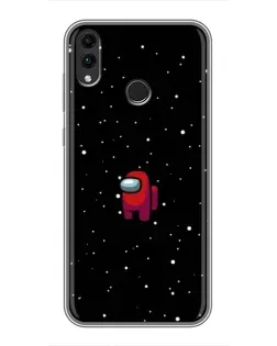 Чехол для Huawei Honor 8X Max с картинкой «Красный Among Us»