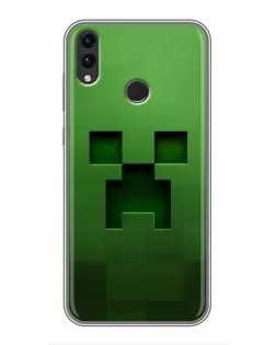 Чехол для Huawei Honor 8X Max с картинкой «Крипер микро-дизайн»