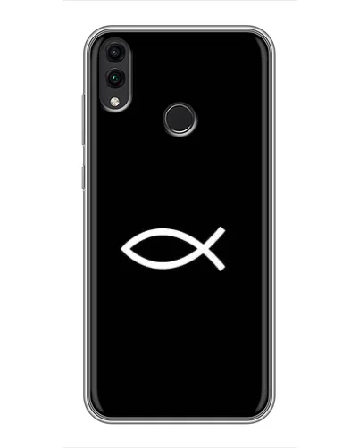 Чохол для Huawei Honor 8X Max з картинкою «Символ риби Jesus» Чохол для Huawei Honor 8X Max з картинкою «Символ риби Jesus»