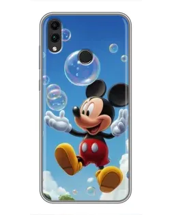 Чохол для Huawei Honor 8X Max з картинкою «Mickey та мильні бульбашки»