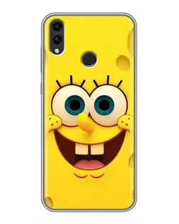 Чохол для Huawei Honor 8X Max з картинкою «Губка Боб посмішка»