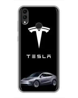 Чохол для Huawei Honor 8X Max з картинкою «Tesla Model Y»