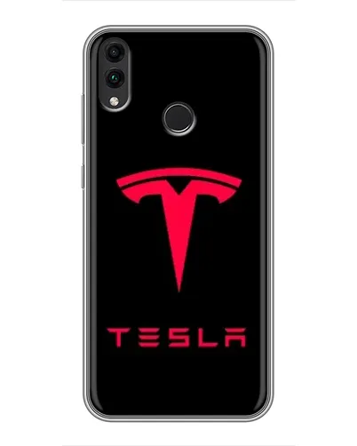 Чохол для Huawei Honor 8X Max з картинкою «Tesla Red Logo»