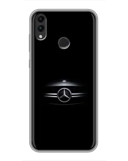 Чехол для Huawei Honor 8X Max с картинкой «Mercedes — абстрактные линии»