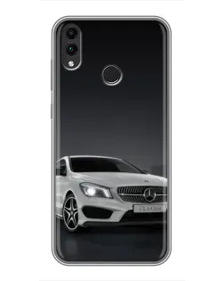 Чехол для Huawei Honor 8X Max с картинкой «Mercedes AMG GT Silver»