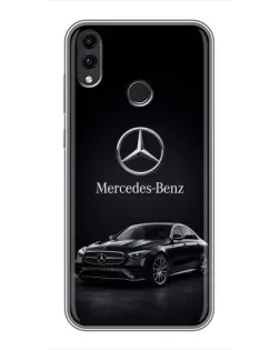 Чехол для Huawei Honor 8X Max с картинкой «Mercedes — решетка радиатора»