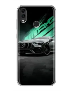 Чехол для Huawei Honor 8X Max с картинкой «Темный Mercedes AMG»