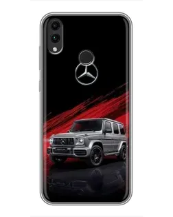 Чехол для Huawei Honor 8X Max с картинкой «Mercedes G-Class красный»