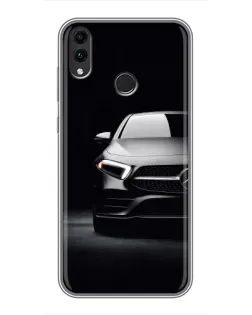 Чехол для Huawei Honor 8X Max с картинкой «Свет фар Mercedes»