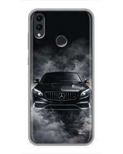Чехол для Huawei Honor 8X Max с картинкой «Mercedes в дыму»