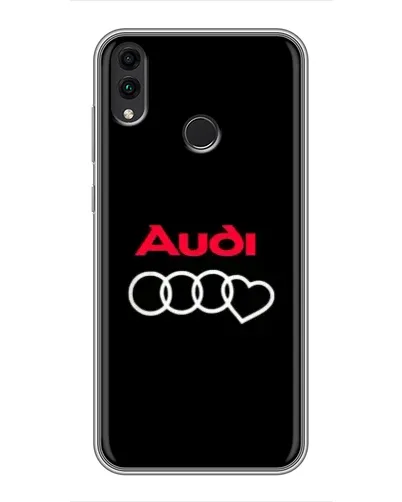 Чохол для Huawei Honor 8X Max з картинкою «Логотип Audi Heart»