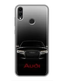 Чохол для Huawei Honor 8X Max з картинкою «Audi — градієнтний контур»
