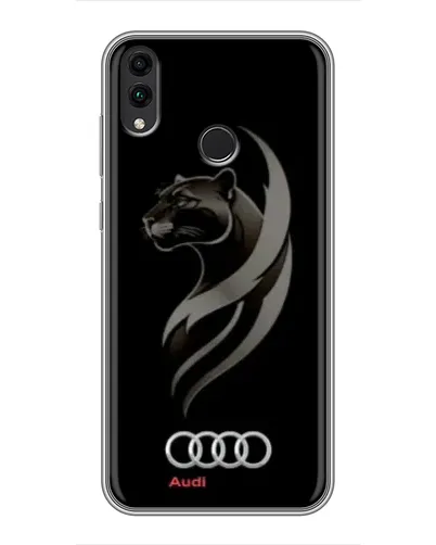 Чохол для Huawei Honor 8X Max з картинкою «Графіка — пантера та Audi»