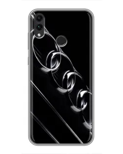 Чохол для Huawei Honor 8X Max з картинкою «Audi — абстрактні кільця»