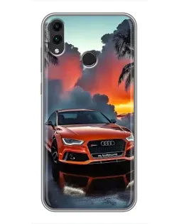 Чохол для Huawei Honor 8X Max з картинкою «Audi — захід сонця»