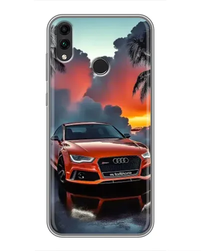 Чохол для Huawei Honor 8X Max з картинкою «Audi — захід сонця»