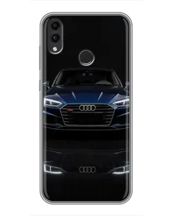 Чохол для Huawei Honor 8X Max з картинкою «Audi — нічне відображення»