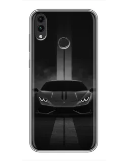 Чохол для Huawei Honor 8X Max з картинкою «Lamborghini симетрія доріг»