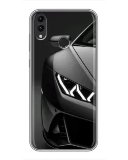 Чохол для Huawei Honor 8X Max з картинкою «Lamborghini фари деталізація»