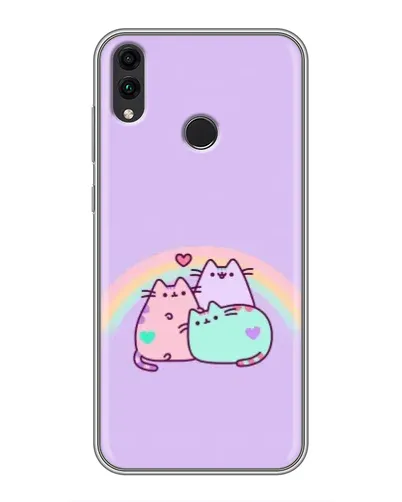 Чехол для Huawei Honor 8X Max с картинкой «Радужные Пушины»