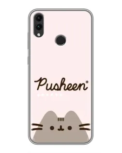 Чехол для Huawei Honor 8X Max с картинкой «Pusheen логотип»