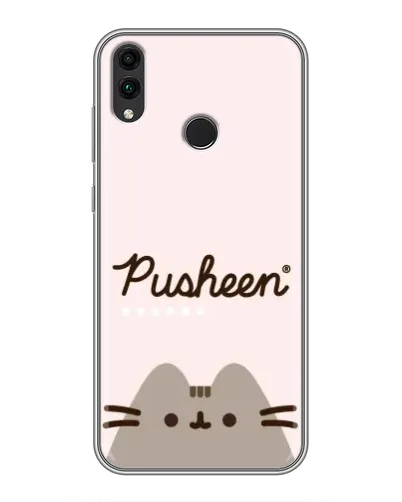 Чехол для Huawei Honor 8X Max с картинкой «Pusheen логотип»