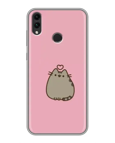 Чехол для Huawei Honor 8X Max с картинкой «Pusheen сердце»