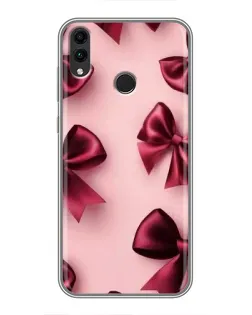 Чехол для Huawei Honor 8X Max с картинкой «Бордовый атлас»