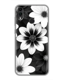 Чохол для Huawei Honor 8X Max з картинкою «Монохромні айстри» Чохол для Huawei Honor 8X Max з картинкою «Монохромні айстри»