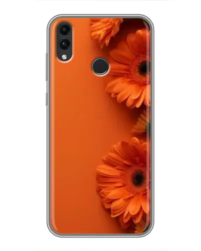 Чохол для Huawei Honor 8X Max з картинкою «Помаранчеві гербери»
